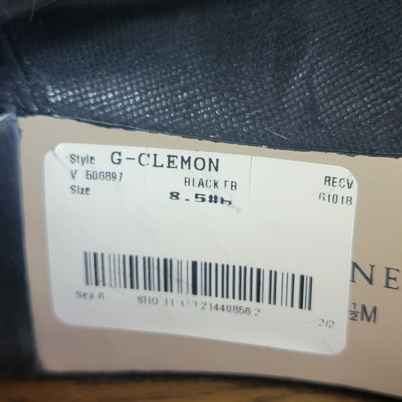 #13 Anne Klein AK Black Pointy Toe Ankle Boot with Stiletto Heel 8.5M - Picture 11 of 14